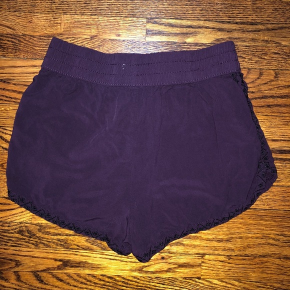 Lightweight dark purple lounge shorts - xs - Picture 2 of 2